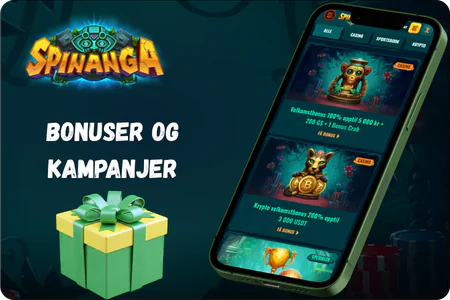 Spinanga Casino bonuser og kampanjetilbud