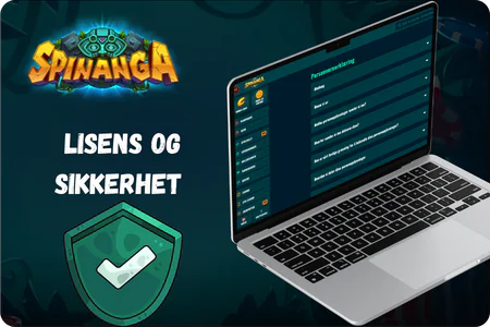 Spinanga Casino lisens og sikkerhetsinformasjon