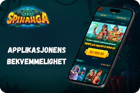 Spinanga App Applikasjonens bekvemmelighetta