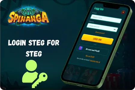 Innloggingsskjerm for Spinanga på mobil