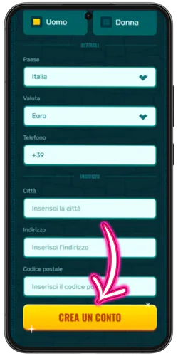 Spinanga online casino bonus Compila tutti i campi durante la registrazione